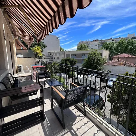 Le Cosy Rionde : 6 Prs, 2 Ch, Parking, Clim Lejlighed Antibes