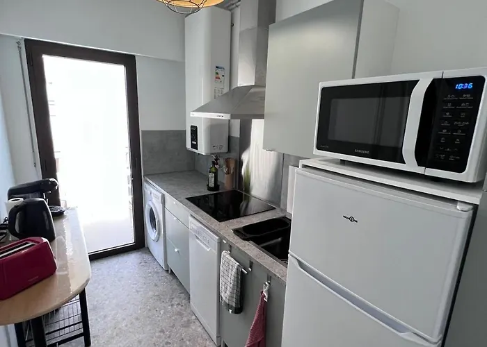 公寓 Le Cosy Rionde : 6 Prs, 2 Ch, Parking, Clim